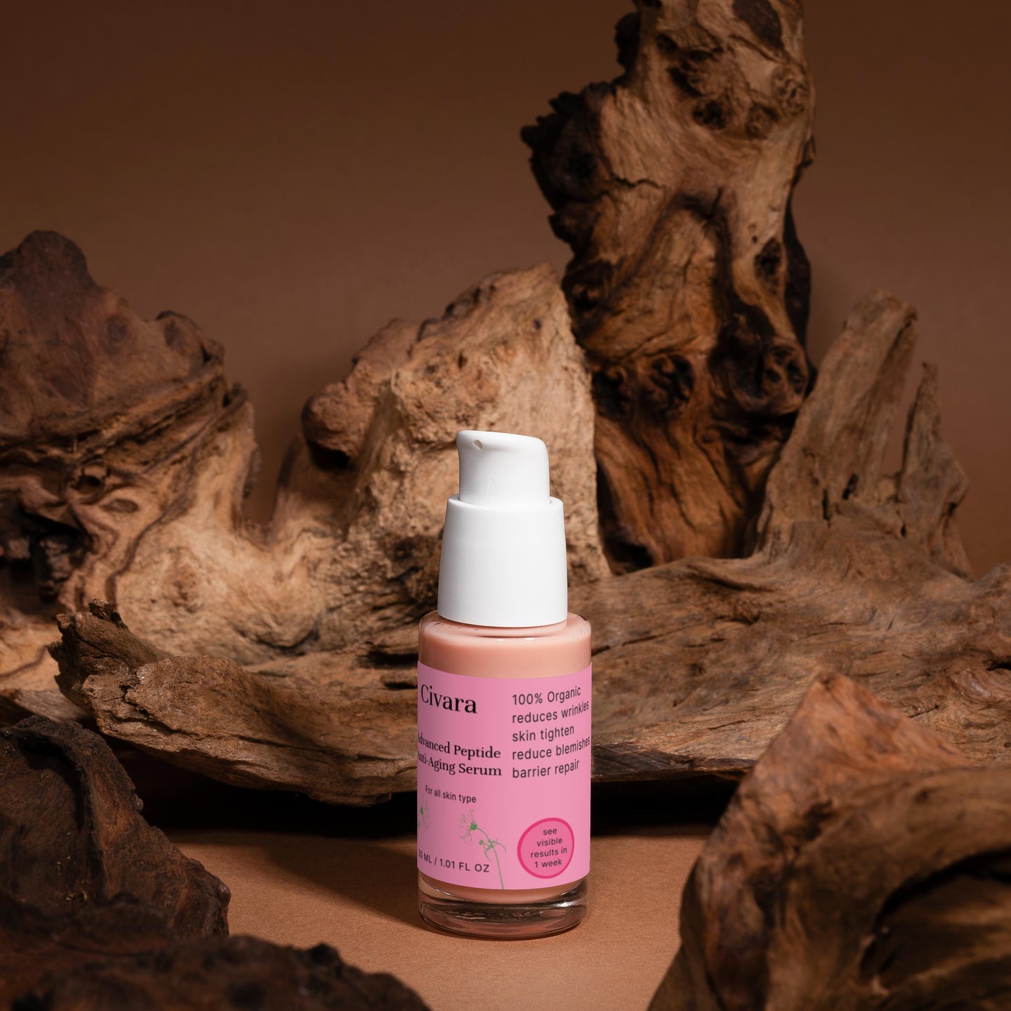 Civara ® Advanced 5x Peptide Anti-Aging Serum